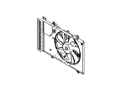 Toyota 16711-WB001 SHROUD, Fan