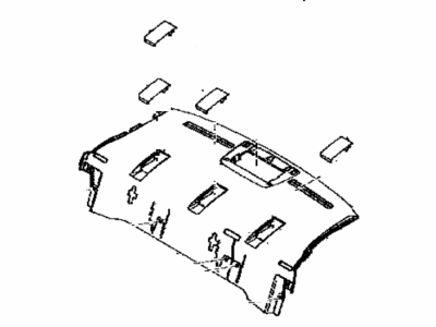 Toyota 64330-WB006 Panel Assembly, Package