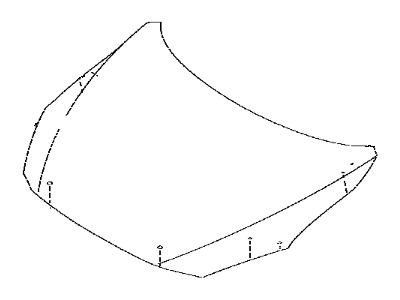 Toyota Hood - 53301-WB002