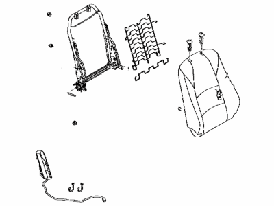 Toyota 71430-WB002 Back Assembly, Fr Seat