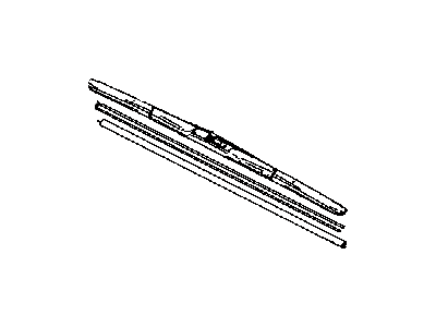 Toyota 85212-WB001 Front Wiper Blade, Left