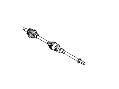 Toyota 43410-WB002 Shaft Assembly, Front Drive, Right