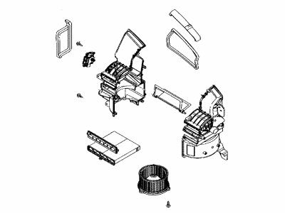 Toyota 87130-WB001 Blower Assembly