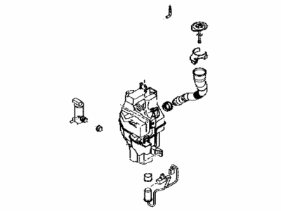 Toyota 85310-WB002 Jar & Pump Assembly, Front