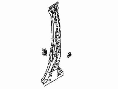 Toyota 61042-WB003 Pillar Sub-Assembly, NO.