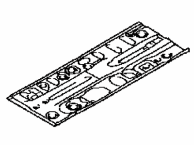 Toyota 58112-WB002 Pan, Front Floor, LH