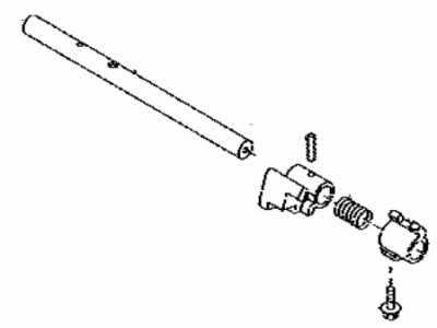 Toyota 33244-WB001 Shaft, Gear Shift Fork