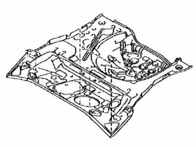 Toyota 58311-WB002 Pan, Rear Floor