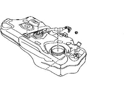 Toyota 77001-WB007 Tank Sub-Assembly, Fuel