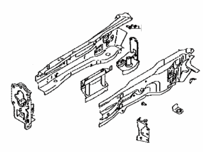 Toyota 57102-WB001 Member Sub-Assembly, Front