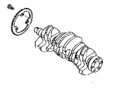 Toyota 13401-WB001 CRANKSHAFT Sub-Assembly