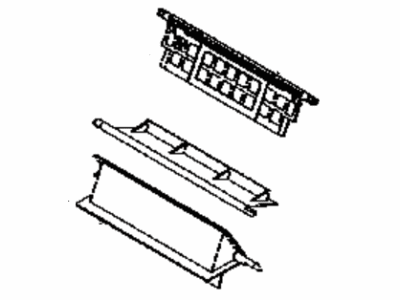 Toyota 87287-WB001 Damper, Heater Air