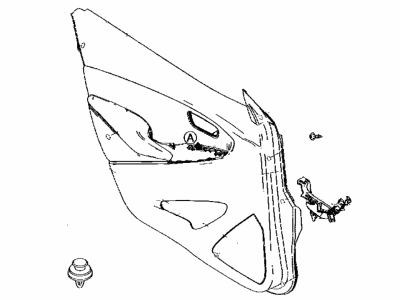 Toyota 67620-WB010 Panel Assembly, Door Trim