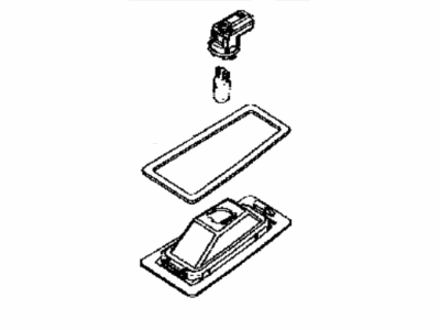 Toyota 81270-WB004 Lamp Assembly, License P