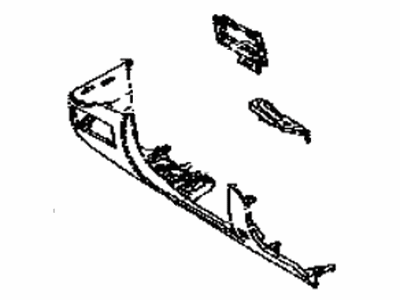 Toyota 55045-WB001 Panel Sub-Assembly, Inst