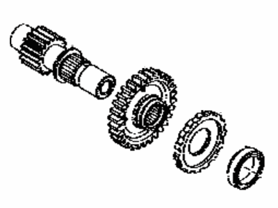 Toyota 35705-WB003 Gear Sub-Assembly, Count