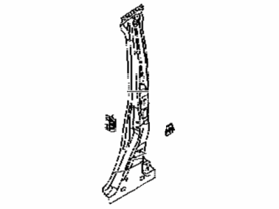 Toyota 61032-WB003 Pillar Sub-Assembly, NO.