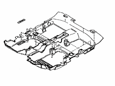 Toyota 58510-WB014 Carpet Assembly, Floor