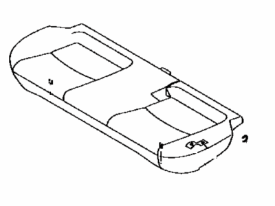 Toyota 71460-WB011 Cushion Assembly, Rr Sea