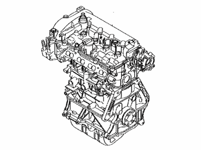 Toyota 19000-WB004 Engine Assembly,Partial