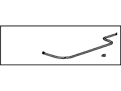 Toyota 53630-22051 Cable Assembly, Hood Lock Control