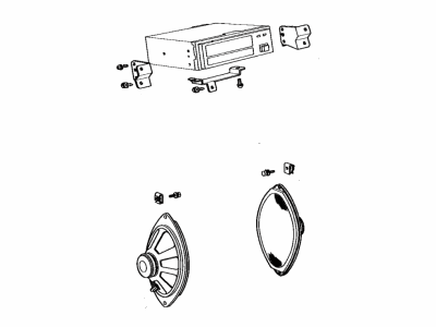 1978 Toyota Cressida Car Speakers - 86160-29055