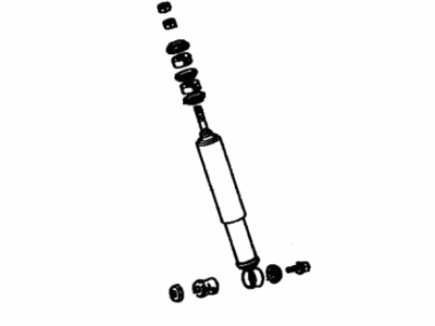 Toyota 48531-29425 Shock Absorber Assembly Rear Left