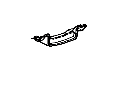 Toyota 55432-22030-01 Garnish Or Safety Pad, Lower, RH