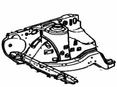 Toyota 53710-22021 Apron Sub-Assembly, Front Fender, RH