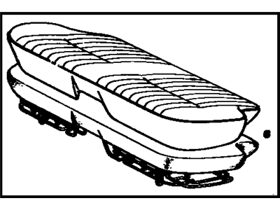 Toyota 71460-22250-05 Cushion Assembly, Rear Seat