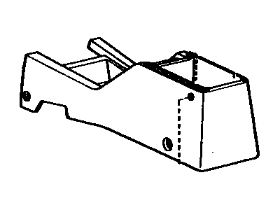 Toyota 58905-22010-05 Console Assy, Rear