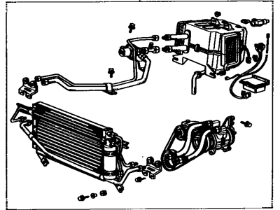 88300-22233 Toyota Cooler & Accessory Assembly Illustration 1 of 1
