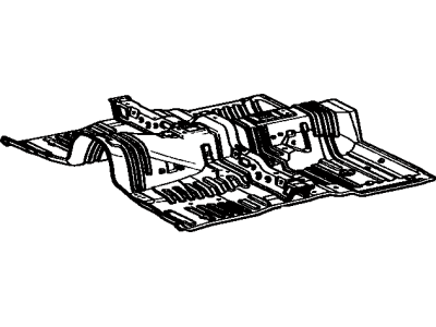 Toyota 58101-22222 Pan Sub-Assy, Front Floor