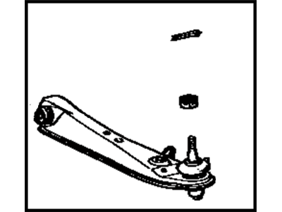 Toyota 48068-29015 Front Suspension Control Arm Sub-Assembly Lower Right