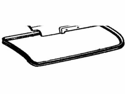 Toyota 64461-22040 Weatherstrip, Luggage Compartment Door