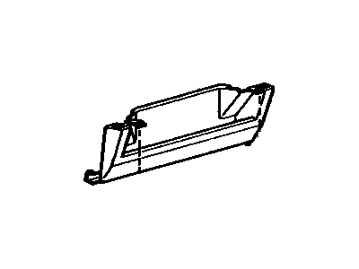 Toyota 55601-22010-02 Tray Sub-Assembly, Instrument Panel Under