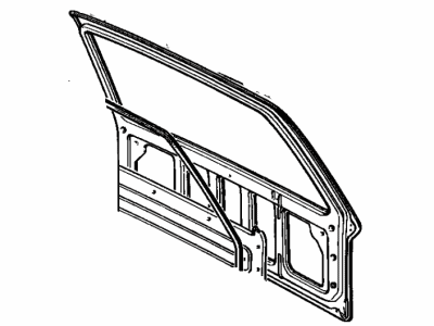 Toyota 67005-91678 Panel Sub-Assembly, Back Door