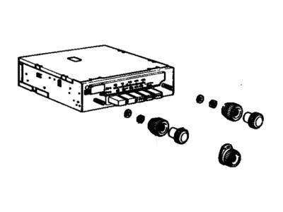 Toyota 86100-22192 Radio Assembly