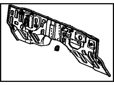 Toyota 55101-22212 Panel Sub-Assembly, Dash