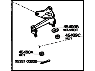 Toyota Cressida Idler Arm - 45490-29225