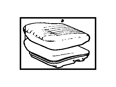 1978 Toyota Cressida Seat Cushion - 71420-22170-01