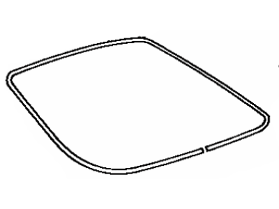 Toyota 75571-20420 Moulding, Back Window, Outside Upper