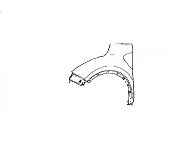Toyota 53802-F4030 Fender Sub-Assembly, Front