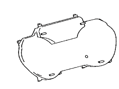 Toyota 83852-07510 Glass, Combination Meter