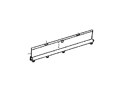 Toyota 65908-08010 Curtain Sub-Assy, Rear LH