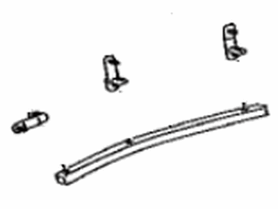 Toyota 66413-08020 Spacer, Side Rail, Front RH