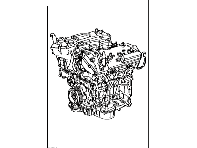 Toyota 19000-0P100 Engine Assembly, Partial