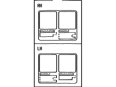 Toyota 74541-08020 Label, Slide Door Glass Caution