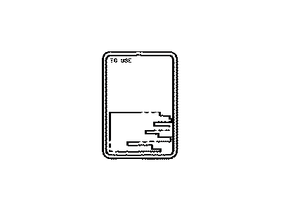 Toyota 74554-08020 Label, Rear Seat Information