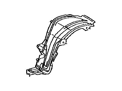 Toyota 77278-AE010 Protector, Fuel Tank Filler Pipe